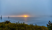 Foggy AM Sun Reflection JPEGs