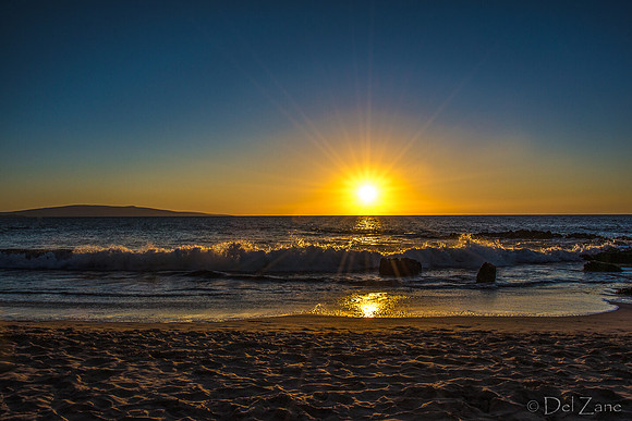 Kamaole III Beach Sunset-4