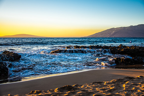 Kamaole III Beach Sunset-6