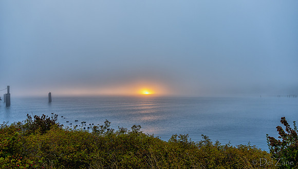08-27 Foggy AM Sun Reflection-