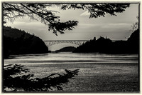 Deception Pass B&W Equinox Sunset-7