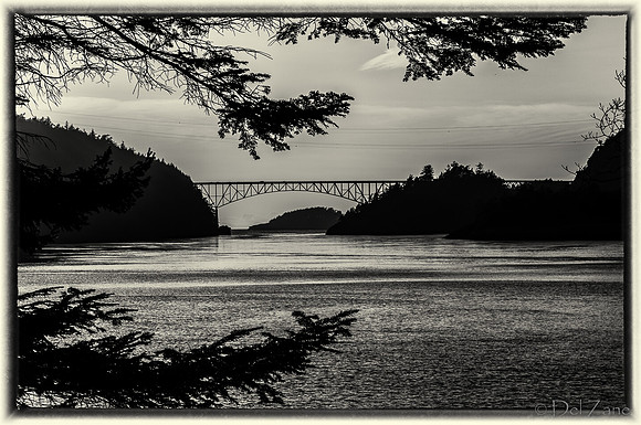 Deception Pass B&W Equinox Sunset-7