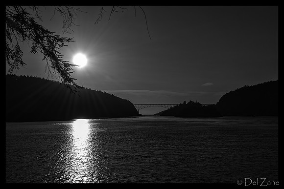 Deception Pass B&W Equinox Sunset-4