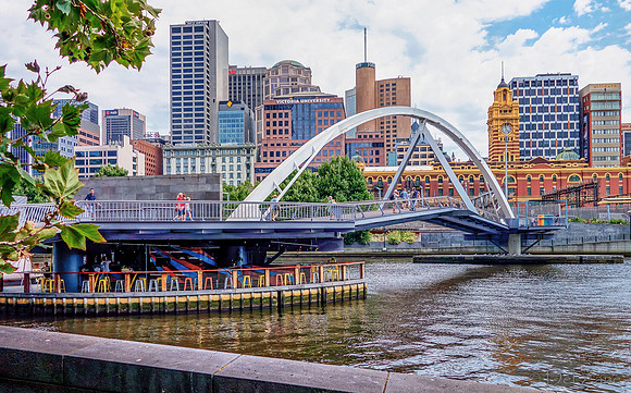 Melbourne Yarra Riverwalk--2