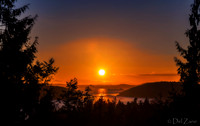 April Fools Day Misty Sunset