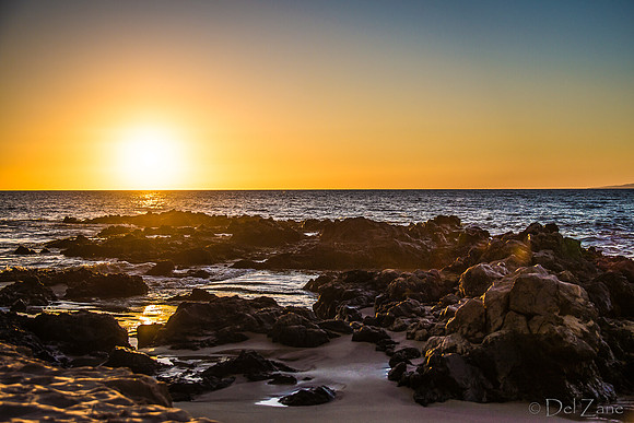 Kamaole III Beach Sunset-8