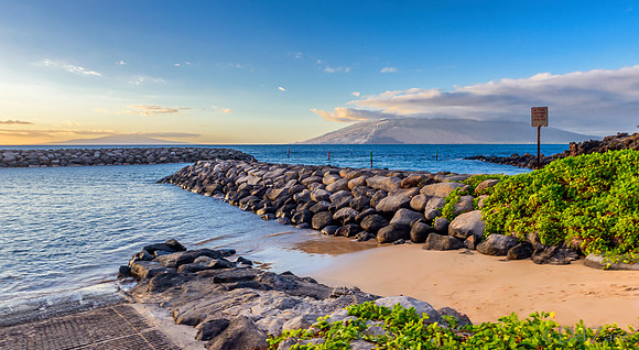01-21 Kihei Boat Ramp-Jetty Sunset TIFFS--2