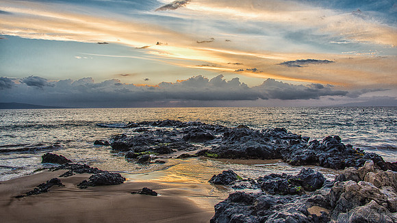 Kamaole Beach Pastel Sunset-25