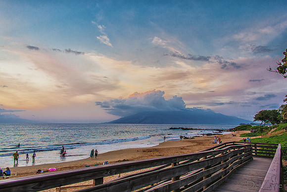Kamaole Beach Pastel Sunset-2