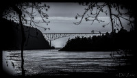 Deception Pass B&W Equinox Sunset-2