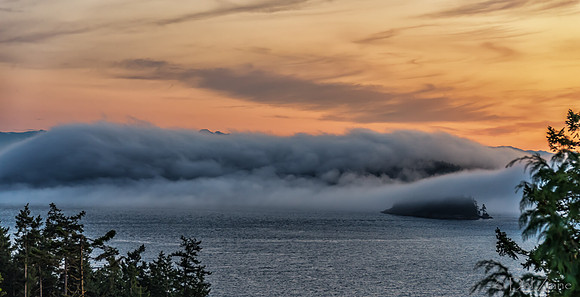 08-08 Foggy Sunset-