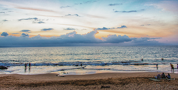 Kamaole Beach Pastel Sunset-1
