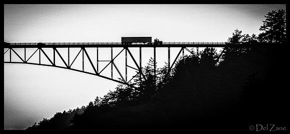 Deception Pass B&W Equinox Sunset-9