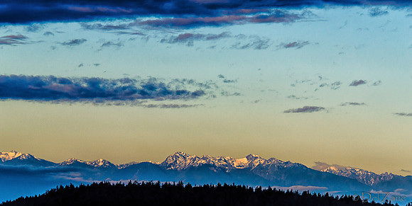 Sunrise over the Olympic Mountains-7