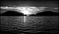 Deception Pass B&W Equinox Sunset-12